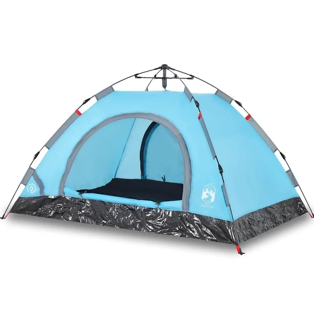 Loisirs De Plein Air-vidaXL Tente de camping 2 personnes libération rapide Bleu