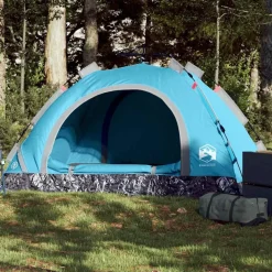 Loisirs De Plein Air-vidaXL Tente de camping 2 personnes libération rapide Bleu