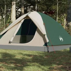 Loisirs De Plein Air-vidaXL Tente de camping à dôme 3 personne imperméable Vert