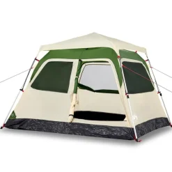 vidaXL Tente de camping à dôme 4 personnes libération rapide