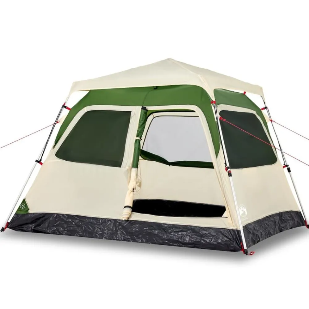 vidaXL Tente de camping à dôme 4 personnes libération rapide