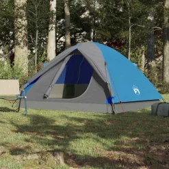 Loisirs De Plein Air-vidaXL Tente de camping à dôme 3 personnes imperméable Bleu