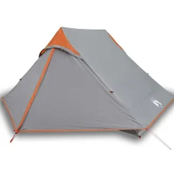 Loisirs De Plein Air-vidaXL Tente de camping 2 personnes imperméable Gris
