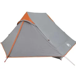 Loisirs De Plein Air-vidaXL Tente de camping 2 personnes imperméable Gris
