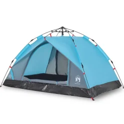 Loisirs De Plein Air-vidaXL Tente de camping à dôme 2 personnes libération rapide Bleu