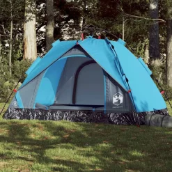 Loisirs De Plein Air-vidaXL Tente de camping à dôme 2 personnes libération rapide Bleu