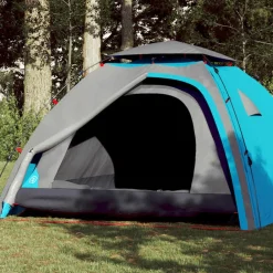 vidaXL Tente de camping à dôme 4 personnes libération rapide