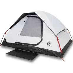 Loisirs De Plein Air-vidaXL Tente de camping à dôme 2 personnes tissu occultant imperméable Blanc