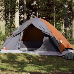 vidaXL Tente de camping à dôme 2 personnes et orange imperméable