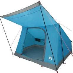 Loisirs De Plein Air-vidaXL Tente de camping avec toit 282 x 225 x 154 cm taffetas Bleu