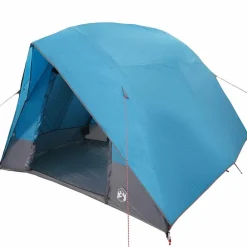 Loisirs De Plein Air-vidaXL Tente de camping avec toit 320 x 275 x 190 cm taffetas Bleu