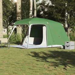 vidaXL Tente de camping avec dôme porche 5 personnes imperméable
