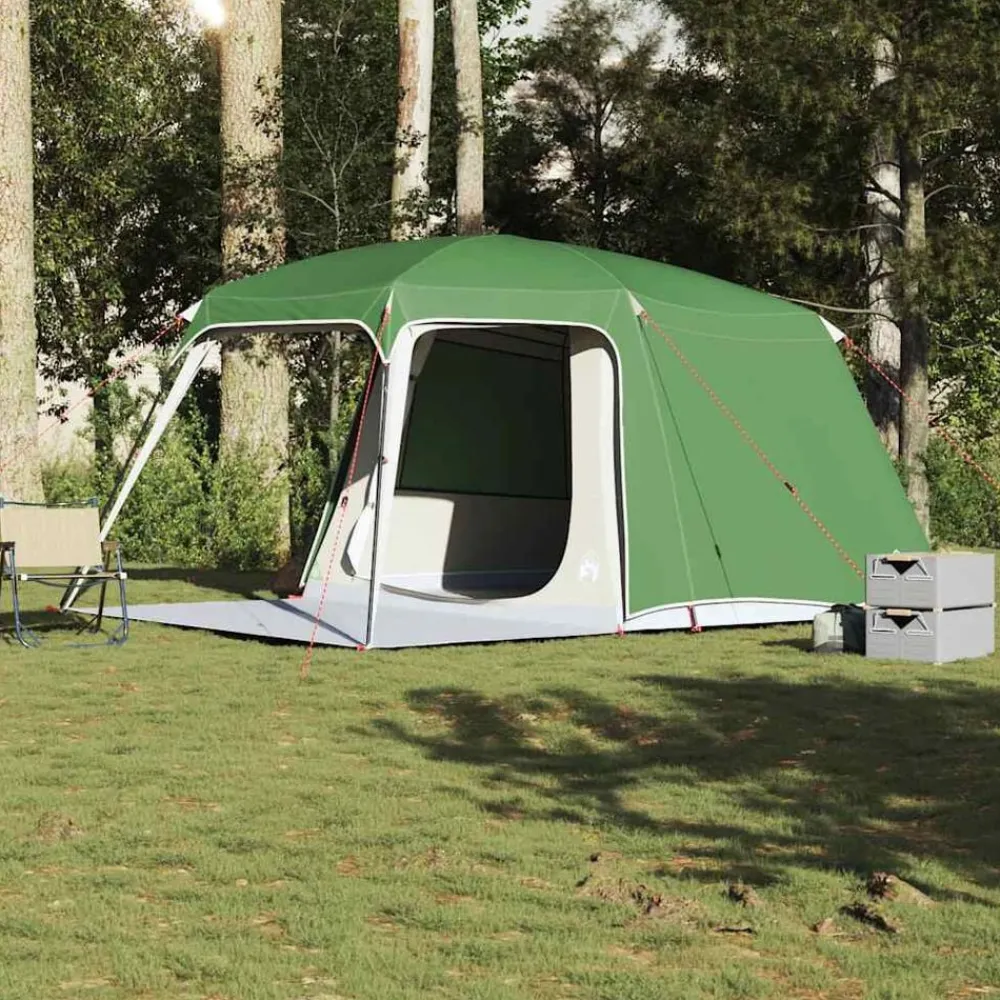vidaXL Tente de camping avec dôme porche 5 personnes imperméable