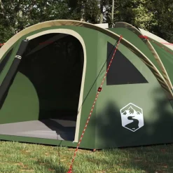 Loisirs De Plein Air-vidaXL Tente de camping avec toit 308 x 268 x 130 cm Polyester Vert
