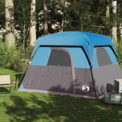 vidaXL Tente de camping de cabine 4 personnes imperméable