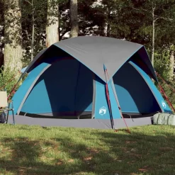 vidaXL Tente de camping de cabine 4 personnes imperméable