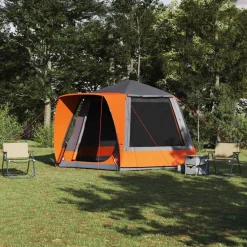 vidaXL Tente de camping 420 x 420 x 227 cm Polyester