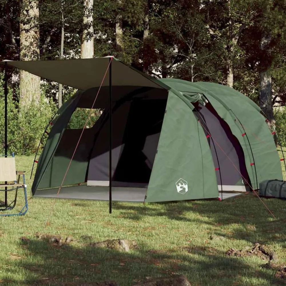 vidaXL Tente de camping tunnel 4 personnes imperméable
