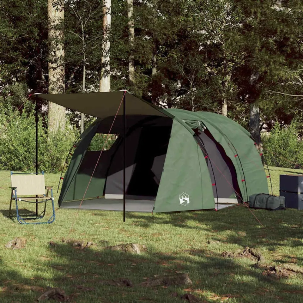 vidaXL Tente de camping tunnel 4 personnes imperméable