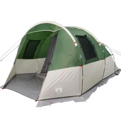 Loisirs De Plein Air-vidaXL Tente de camping tunnel 4 personnes imperméable Vert