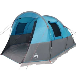 Loisirs De Plein Air-vidaXL Tente de camping tunnel 4 personnes imperméable Bleu