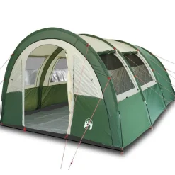 Loisirs De Plein Air-vidaXL Tente de camping tunnel 4 personnes imperméable Vert