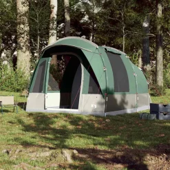 Loisirs De Plein Air-vidaXL Tente de camping tunnel 3 personnes imperméable Vert