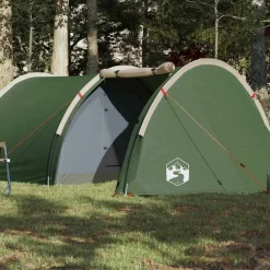 Loisirs De Plein Air-vidaXL Tente de camping tunnel 4 personnes imperméable Vert