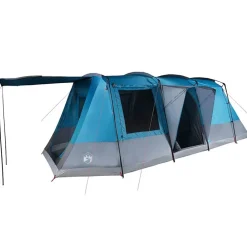 Loisirs De Plein Air-vidaXL Tente de camping tunnel 4 personnes imperméable Bleu