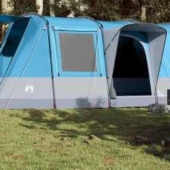 Loisirs De Plein Air-vidaXL Tente de camping tunnel 4 personnes imperméable Bleu