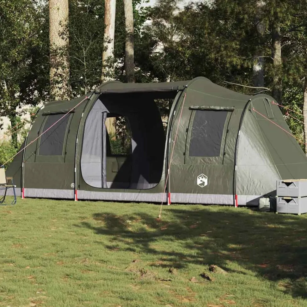 vidaXL Tente de camping tunnel 4 personnes imperméable