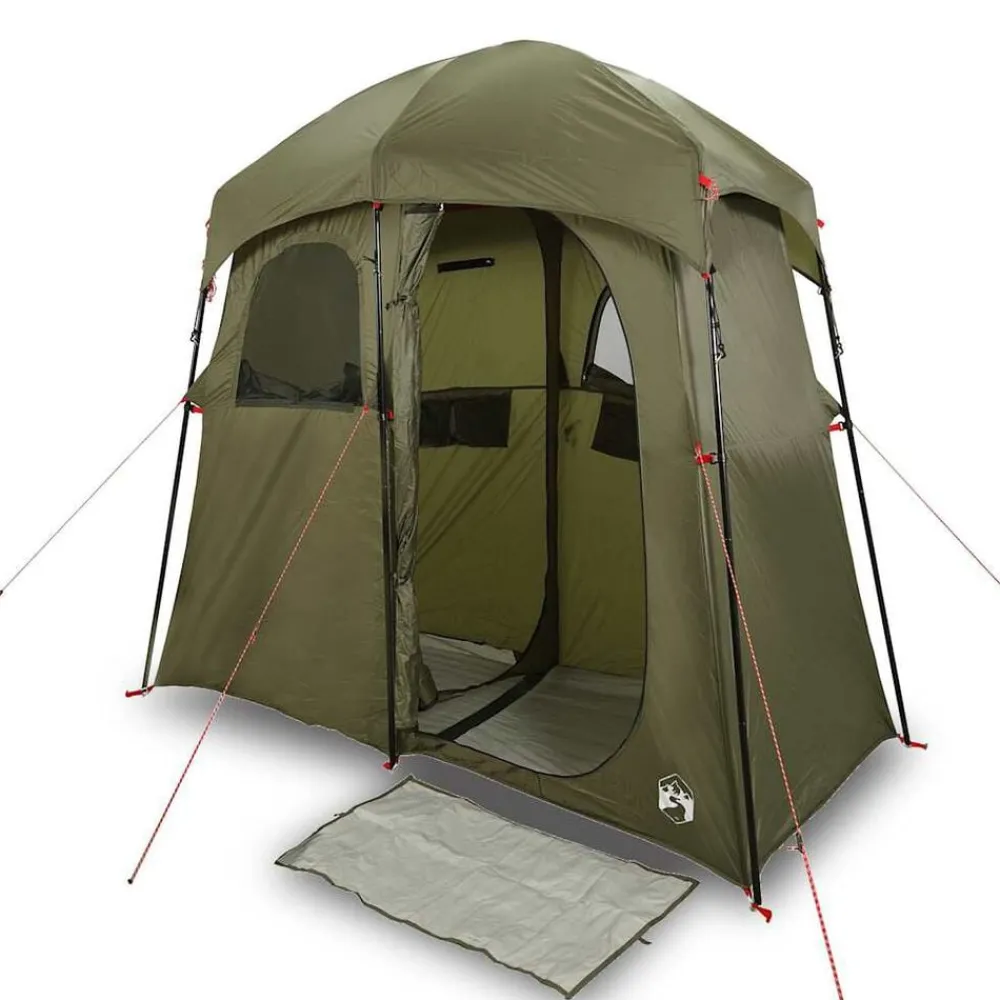 vidaXL Tente de douche 2 personnes imperméable
