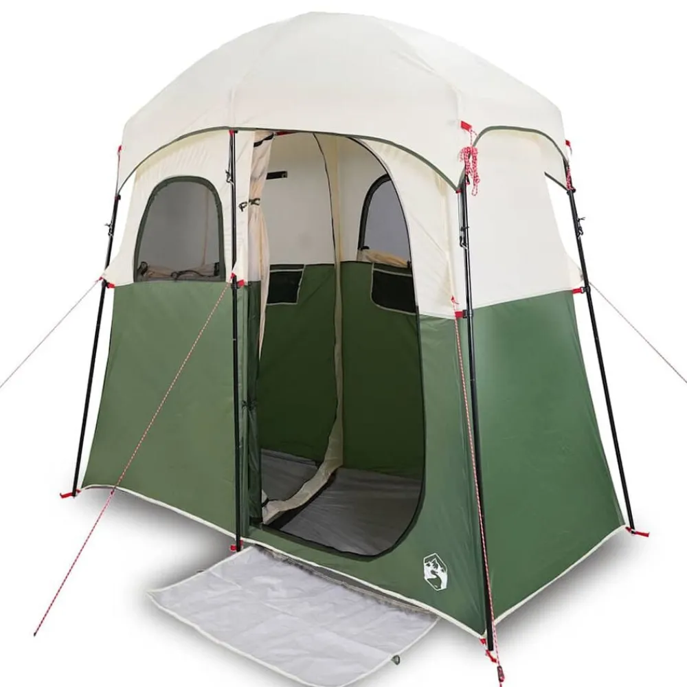 Loisirs De Plein Air-vidaXL Tente de douche 2 personnes imperméable Vert