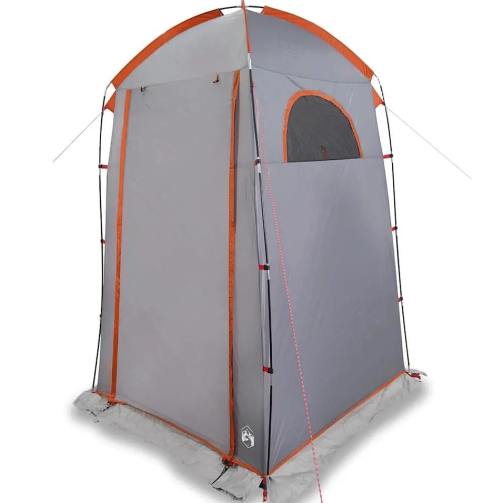 Loisirs De Plein Air-vidaXL Tente de douche imperméable Gris et orange