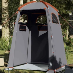 Loisirs De Plein Air-vidaXL Tente de douche imperméable Gris et orange