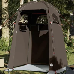 Loisirs De Plein Air-vidaXL Tente de douche imperméable Marron