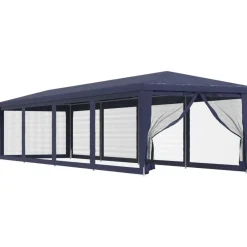 vidaXL Tente de fête et 10 parois latérales en maille 3x12 m PEHD