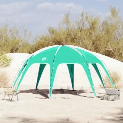 vidaXL Tente de fête vert de mer imperméable