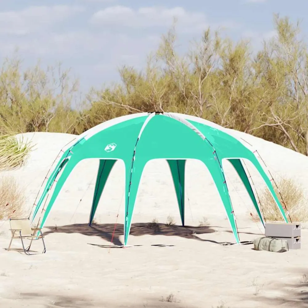 vidaXL Tente de fête vert de mer imperméable