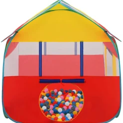 vidaXL Tente de jeu avec 550 balles 123x120x126 cm