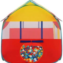 Jeux De Plein Air-vidaXL Tente de jeu avec 550 balles 123x120x126 cm Multicolore 1