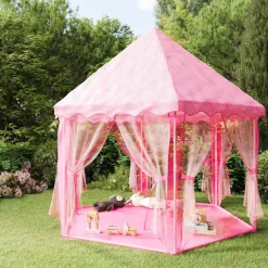 Jeux De Plein Air-vidaXL Tente de jeu de princesse Rose