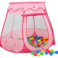 Jeux De Plein Air-vidaXL Tente de jeu pour enfants 102x102x82 cm Rose
