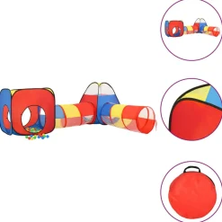 vidaXL Tente de jeu pour enfants Multicolore 190x264x90 cm