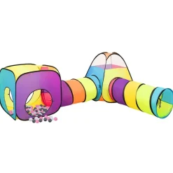 Jeux De Plein Air-vidaXL Tente de jeu pour enfants avec 250 balles Multicolore Multicolore 2
