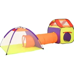 Jeux De Plein Air-vidaXL Tente de jeu pour enfants Multicolore 338x123x111 cm
