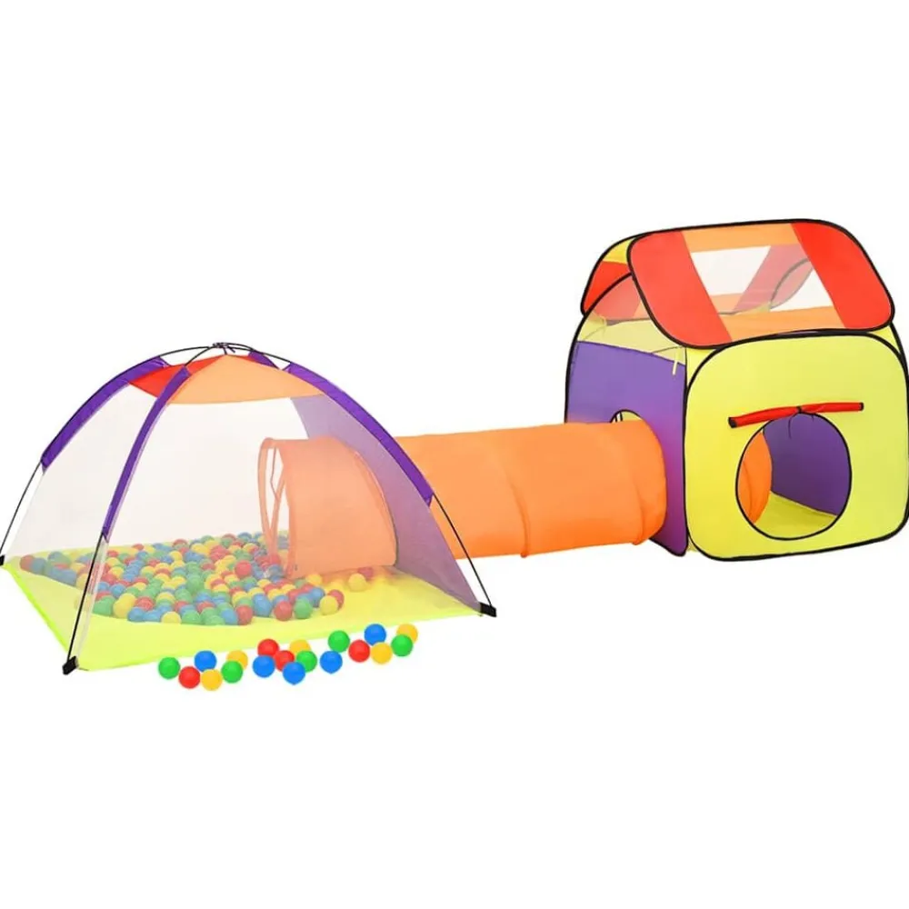 Jeux De Plein Air-vidaXL Tente de jeu pour enfants Multicolore 338x123x111 cm