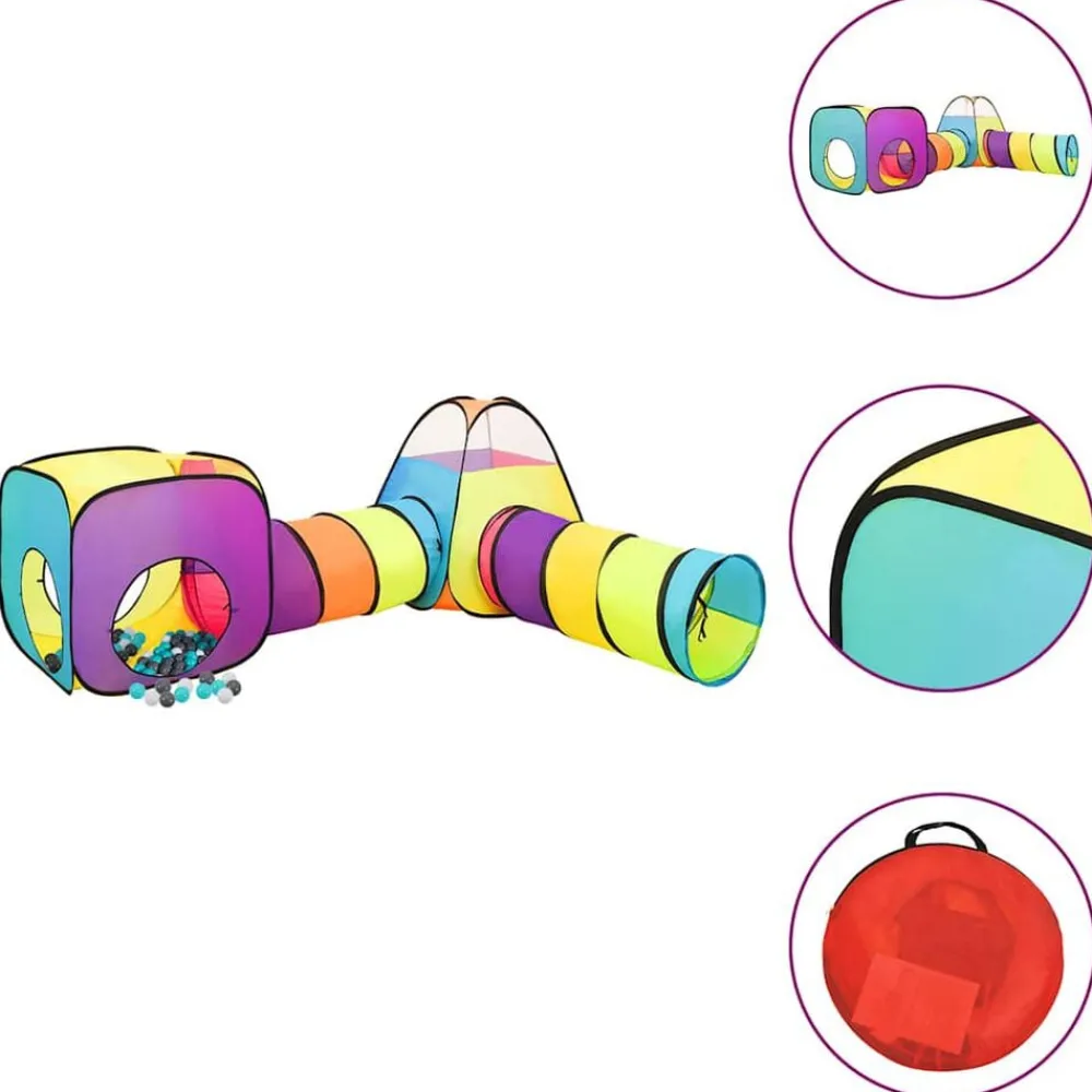 Jeux De Plein Air-vidaXL Tente de jeu pour enfants avec 250 balles Multicolore Multicolore 1