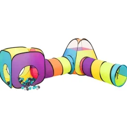Jeux De Plein Air-vidaXL Tente de jeu pour enfants avec 250 balles Multicolore Multicolore 1