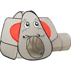 vidaXL Tente de jeu pour enfants Éléphant Gris 174x86x101 cm
